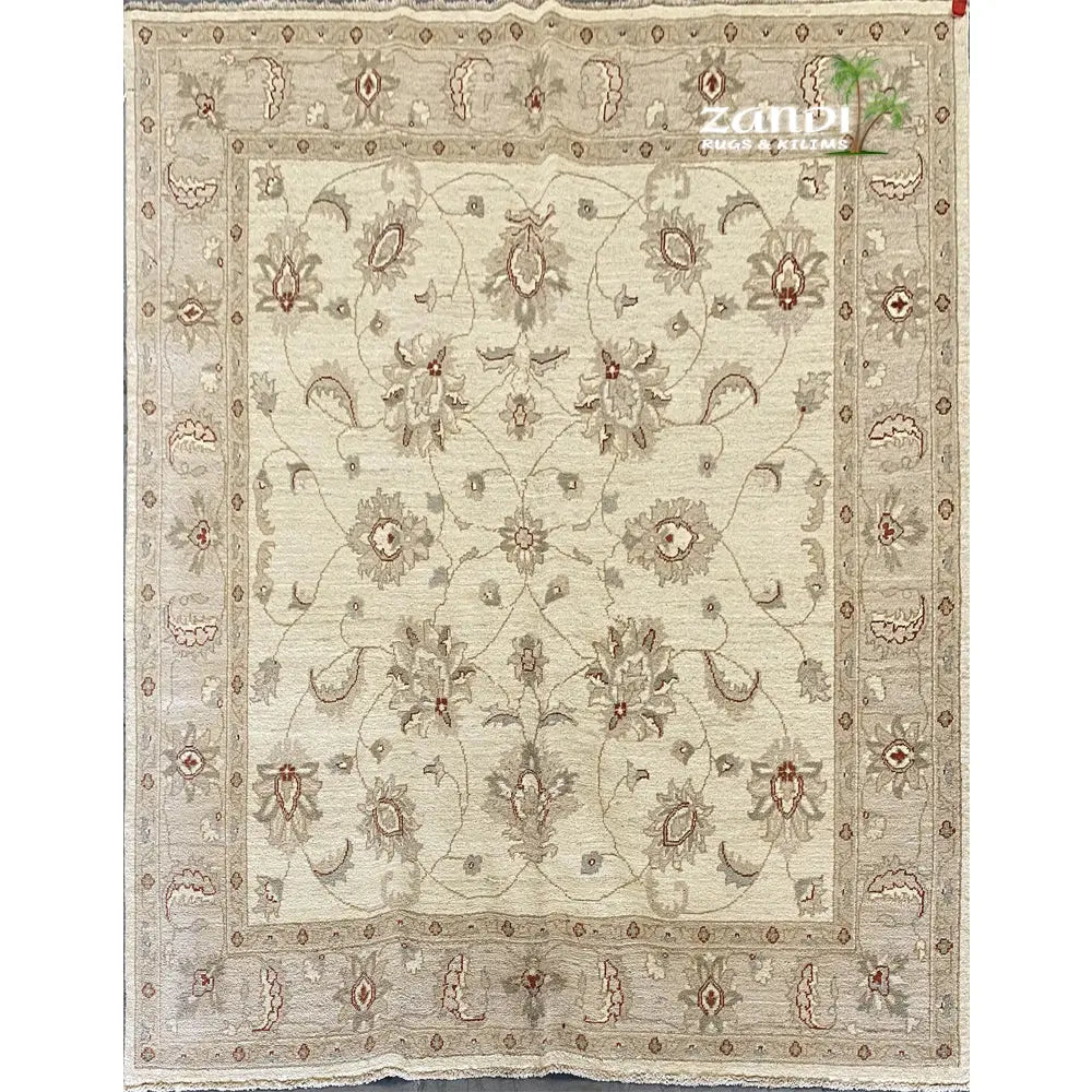 One Of The Kind Pakistani Hand-Knotted Rug 6'3" x 6'5" zandirugs